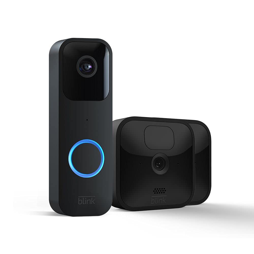 Blink Video Doorbell + 2 Outdoor (3rd Gen) camera system Twoway
