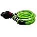 GoFriend Bike Lock High Security 5 Digit Resettable Combination Coiling Cable Lock Best for Bicycle Outdoors, 1.2mx12mm (Green)