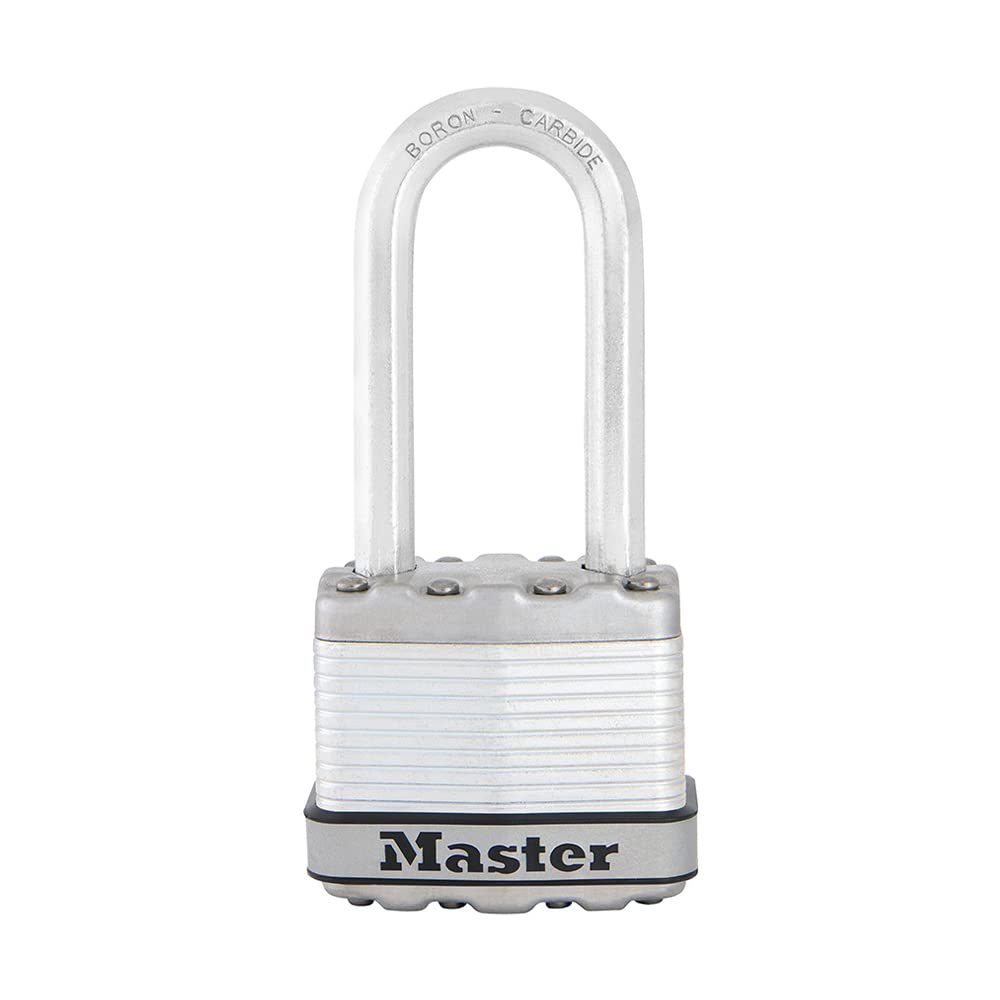Master Lock M1XKADLHCCSEN 1-3/4-Inch Wide Magnum Laminated Steel Padlock, 5/16-Inch Diameter, 2-Inch Shackle Clearance, 2" Shackle