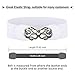 GRACE KARIN White Waist Belt Wide Elastic Belt for Women fashion Size M, White (CL0413-2)