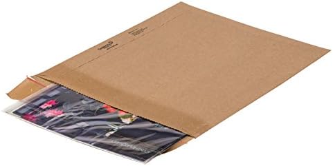 Sealed Air Jiffy Rigi Bag Shipping Rigid Mailers, Case of 200, Recycled Bend Free Puncture Proof Fiberboard Mailing Envelope, #3 - 8.5" x 14.5", Kraft