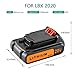2Pack DSANKE LBXR20 3500mAh Replacement for Black and Decker 20V Lithium Battery Max LB20 LBX20 LST220 LBXR2020-OPE LBXR20B-2 LB2X4020 Cordless Tool Battery