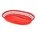 New Star Foodservice 44065 Fast Food Baskets, 10.5 x 7 Inch, Set of 12, Red