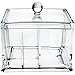 Qtips Cotton Balls Makeup Holder - Make up decor organizer and qtip dispenser for all of your health and beauty products! Bathroom organizers with lid and dividers for storage of pads gauze q tips swabs and even office supplies accessories for vanity