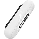 Heated Gua Sha Scraping Massage Tool by TheraStone mini; Skin Scraping Stone with Heat & Vibration, with Bian Stone,Soft-Tissue Massage, Improve Blood Circulation, Relieve Pain, Anti-Aging (White)