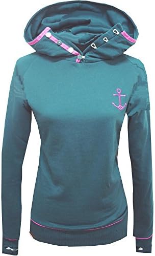 Shisha Wind Hooded Hoodie Hoody Sea Green Sweater Damen Womens