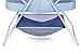 Big Oshi Emma Newborn Baby Bassinet - Portable Bassinet for Boys or Girls - Perfect for Bedside, Indoors, or Outdoors - Lightweight for Travel - Canopy Netting Cover - Wood Bed Base, Navy