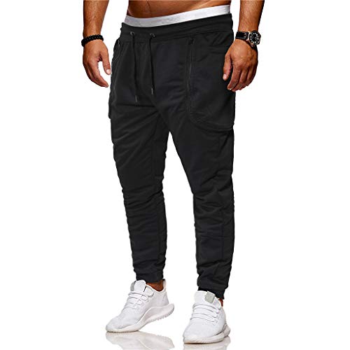 Simayixx Sport Clothing Men's Bike Cycling Pants Running Windproof Fleece Thermal Pant Multi Active Trousers Leggings Black