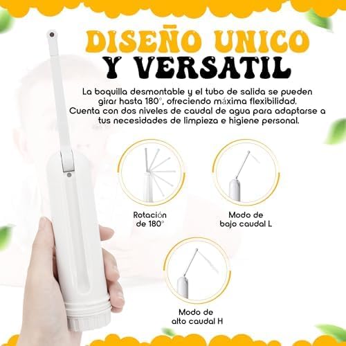 Bidé de Viagem Portátil Premium - Garrafa Perineal Pós-Parto com Bocal Ajustável, Bide Portátil, Garrafa Perineal para Lavagem Pós-Parto para Uso Pessoal, Garrafa de Bidé