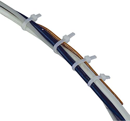 WKK Cable Ties Natural 100 x 2.5 mm Pack of 100, Polyamide Natural, 2.5x100 mm