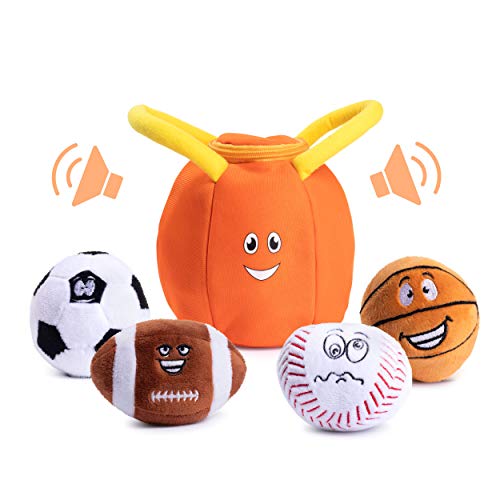 Plush Creations Talking Sports Plush Bag with 4 Talking Soft Plush