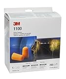 3M 1100 Foam Ear Plugs, 200-Pair