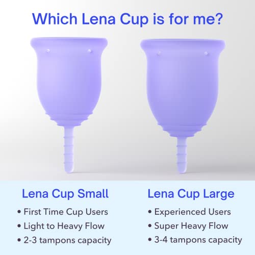 Lena Menstrual Cup Large Super Heavy Menstruation Flow