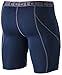 TSLA Men's Compression Shorts Baselayer Cool Dry Sports Tights, Athletic(mus17) - Navy, Large