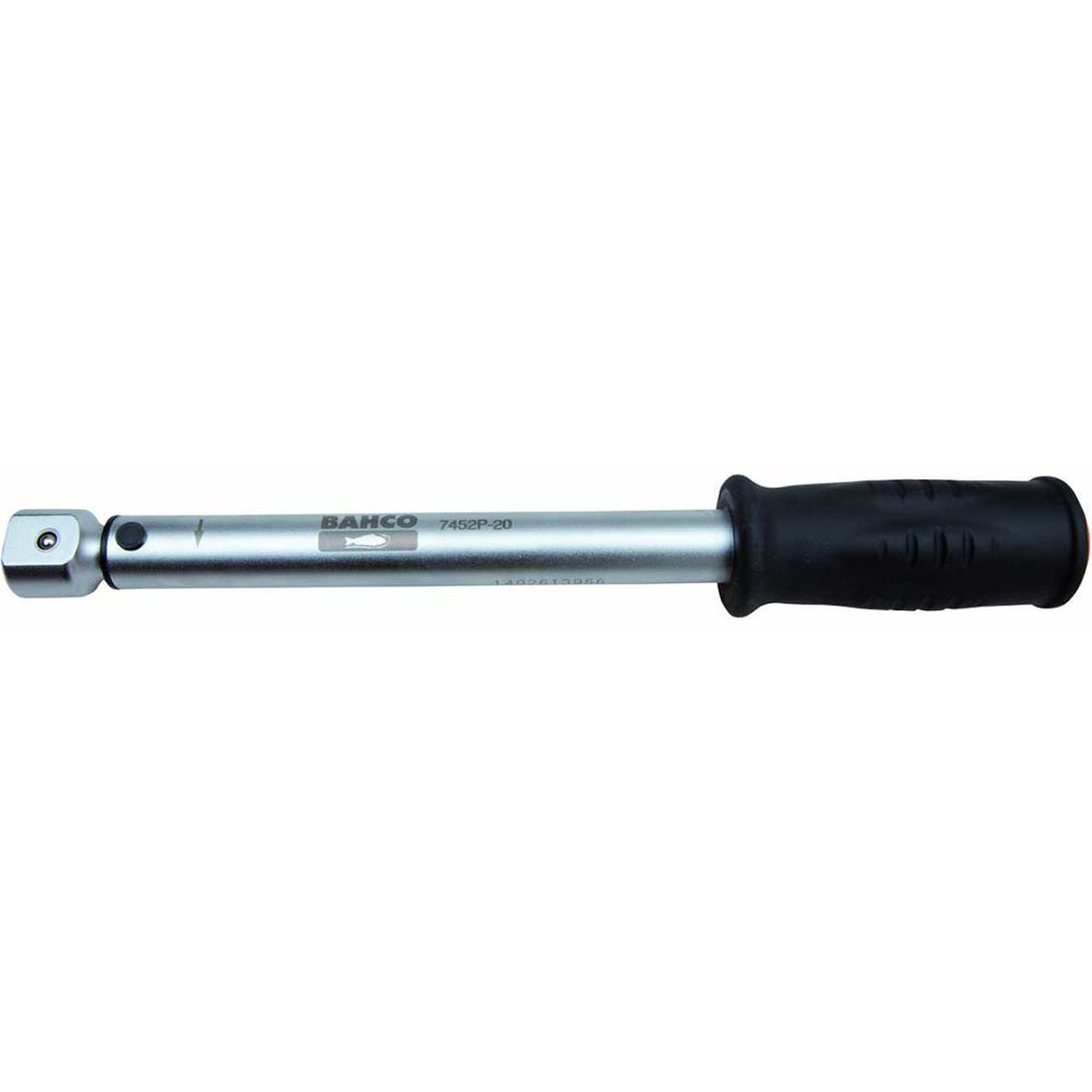 Bahco 7452P-20 Mechanical Torque Wrench, Silver/Black, 4-20 nm
