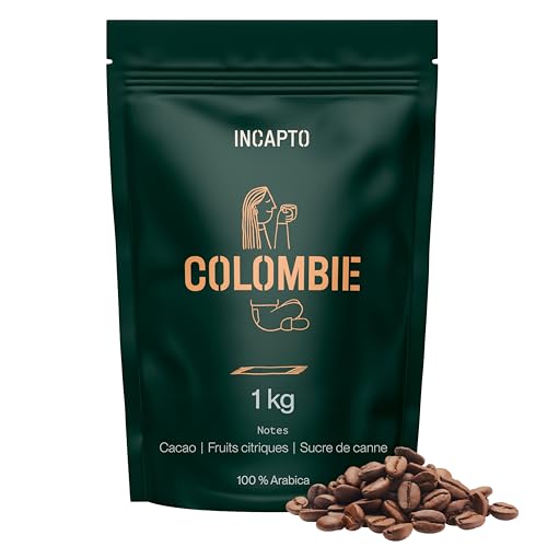 Café en Grain de Spécialité 1kg | Origine Colombie | 100% Arabica | Café de Spécialité 84 points SCA | Torréfaction Naturelle et Artisanale | Ferme Huila, Cadefihuila