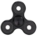 Cruiize Fidget Spinner,Metal ,Hand Spinner Finger Spinner EDC Fidget Spinner ADHD Focus Anxiety Relief Toys Black