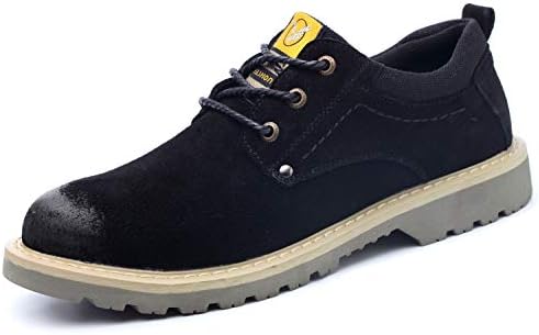 VOLKLAND Men Casual Leather Steel Toe Safety Shoe