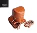 kinokoo Camera Case for Fujifilm XT10 T20 XT30 XT30 II,FullBody PU Leather Protective Case cover Fuji X-T30 II X-T30 X-T20 X-T10 Camera with 16-50mm and 18-55mm Lens -with Shoulder Strap - Brown
