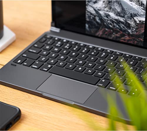 Brydge 11.0 Pro+ Wireless Keyboard with Trackpad | Compatible with iPad Pro 11-inch (1st, 2nd & 3rd Gen) | Native Multi-Touch Trackpad | Backlit Keys | (Space Gray)