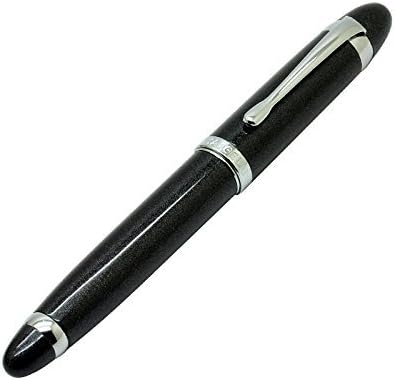 KAIGELU 333 Pearl Gray Fountain Pen | Medium Nib | Case | Screw Cap | Graduation Gift Pen | Executive Fountain Pens Set | Vintage | Business Gift Pen | Calligraphy | Ink Refill Converter |