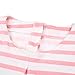 Ephex Little Big Girls Crewneck Stripe Short Sleeve Cotton Dress 2-8T