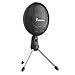 eBerry Cobblestone Microphone, Cardioid USB Microphone Studio Condenser Mic Recording Microphone for Computer Windows/Mac Desktop Laptop (Black)