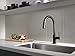 Delta Faucet Trinsic VoiceIQ Touchless Kitchen Faucets with Pull Down Sprayer, Smart Faucet, Alexa and Google Assistant Voice Activated, Kitchen Sink Faucet, Matte Black 9159TV-BL-DST