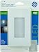 GE SlimLine CoverLite LED Night Light, Plug-in, Dusk to Dawn, Modern Outlet Cover, UL Certified, Ideal for Bedroom, Nursery, Bathroom, Hallway, 10215