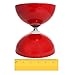 Firetoys Red Big Top - Jumbo Bearing Diabolos Set, Ali Dream Metal Diablo Sticks, Diabolo String & Bag! by Juggle Dream