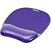Fellowes Crystals Gel Mouse Pad with Wrist Rest - Purple (91441)