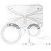 TV antenna, Advanced 50-100 Miles Range Digital HDTV Antenna with Detachable Amplifier-Super thin for 0.02” Satellite TV Antenna(With UL Certificate)