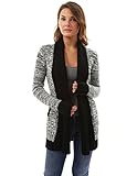 PattyBoutik Women's Marled Sweatercoat Cardigan