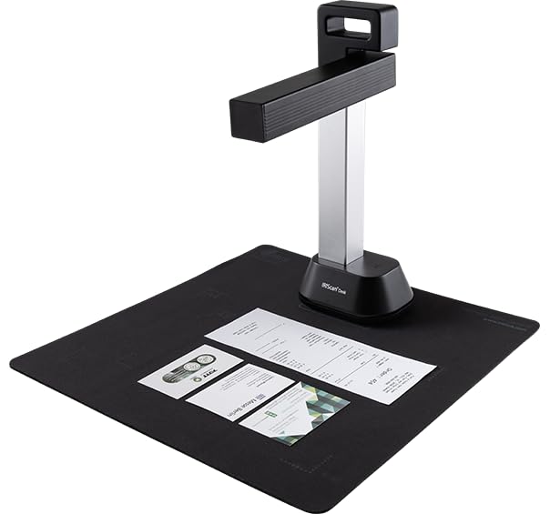 IRIScan Desk Scanner for Laptop Document Camera a4 Scanner- v6business :8MP/12MP visualizer, Library Scanner, Free PDF Editor,Portable Scanner,Book Scanner,AI Curve Flattening-Finger Hiding,Win Mac