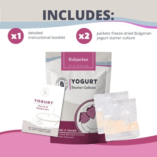 Cultures for Health Bulgarian Yogurt Starter Culture 2 Packets