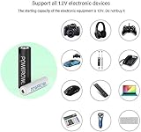 POWEROWL 4 AA 2800mAh & 4 AAA 1000mAh Rechargeable Batteries with 8 Bay Charger view 6