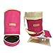 Fanagio Waterproof Nylon WomanTravel Toiletry Bag or Makeup Bag Organizer for Bathroom and Womens Travel Toiletries and Travel Kit and Holidays Gift Color Pink
