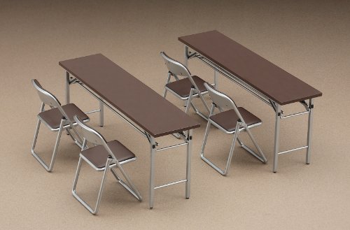 Hasegawa FA02 Meeting Room Desk & Chair Plastic Model Kit, 1:12 scale