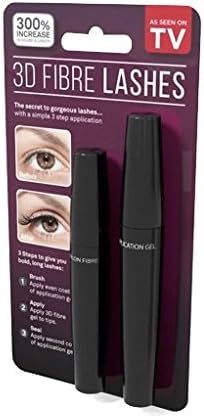 3D Fibre Lashes Mascara - Increase Lash Volume Up To 300% - Brush on Lash Fibres