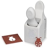 Martha Stewart Crafts M283404 Ladybug Double Embossed Punch, Punches 3.2cm x 3.2cm