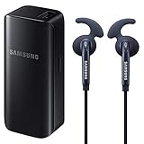 Samsung Power & Play Bundle - Active In-Ear Wired + 2100 mAh Battery Pack, Retail Packing - Black (Certified Refurbished)