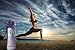MAIGG Best Sports Water Bottle - 32oz- Eco Friendly & BPA-Free Plastic - for Running, Gym, Yoga, Outdoors and Camping - Fast Water Flow, Flip Top, Opens with 1-Click - Reusable with Leak-Proof Lid