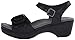 Dansko Women's Sue Black Full Grain Wedge Sandal