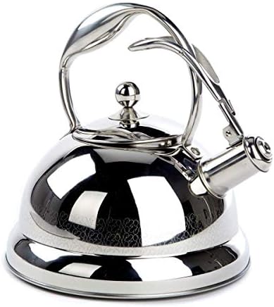 Wolfgang Puck 20th Anniversary Stainless Steel 2-Quart Tea Kettle Model 615-141 (Renewed)