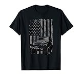 Vintage US Flag Jeeps Shirt - Jeeps Enthusiast T Shirt T-Shirt