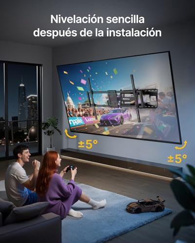 monTEK Fully Mobile TV Wall Mount for Most 43-120 Inches
