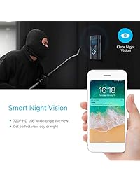 Wonbo Cámara de seguridad WiFi HD 720P para vídeo inteligente, monitor HD en tiempo real, impermeable, comunicación bidireccional y control remoto de aplicaciones (negro) (plateado) (negro)