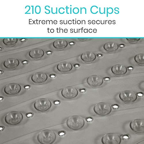 Vive Shower Stall Mat Non Skid Bathtub Floor for Kids, Adults