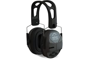 Walker's Rechargeable Lightweight Shooting Hunting Range Electronic Slim Low Profile Hearing Protection FireMax Earmuffs