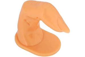 ANGGREK Practice Fingers Nail Art Training ABS Plastic Fake Fingers Model Practicing Nail Art False Tips Display Tool Acrylic UV Gel Manicure Nails With